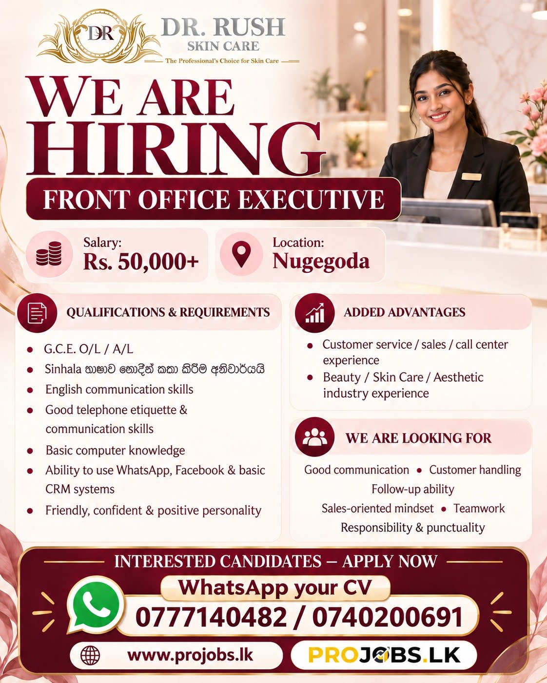 Front Office Executive