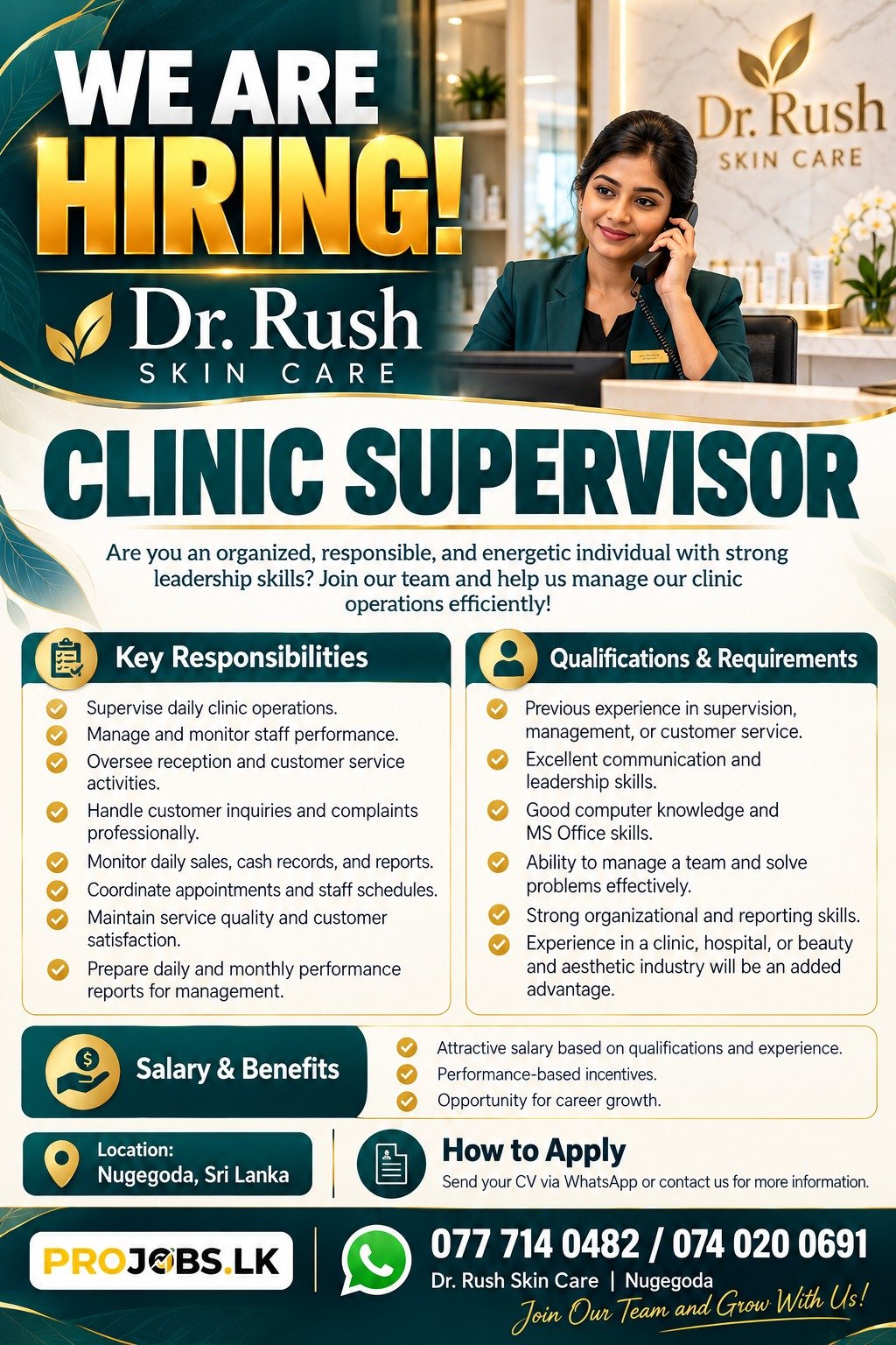 Clinic Supervisor